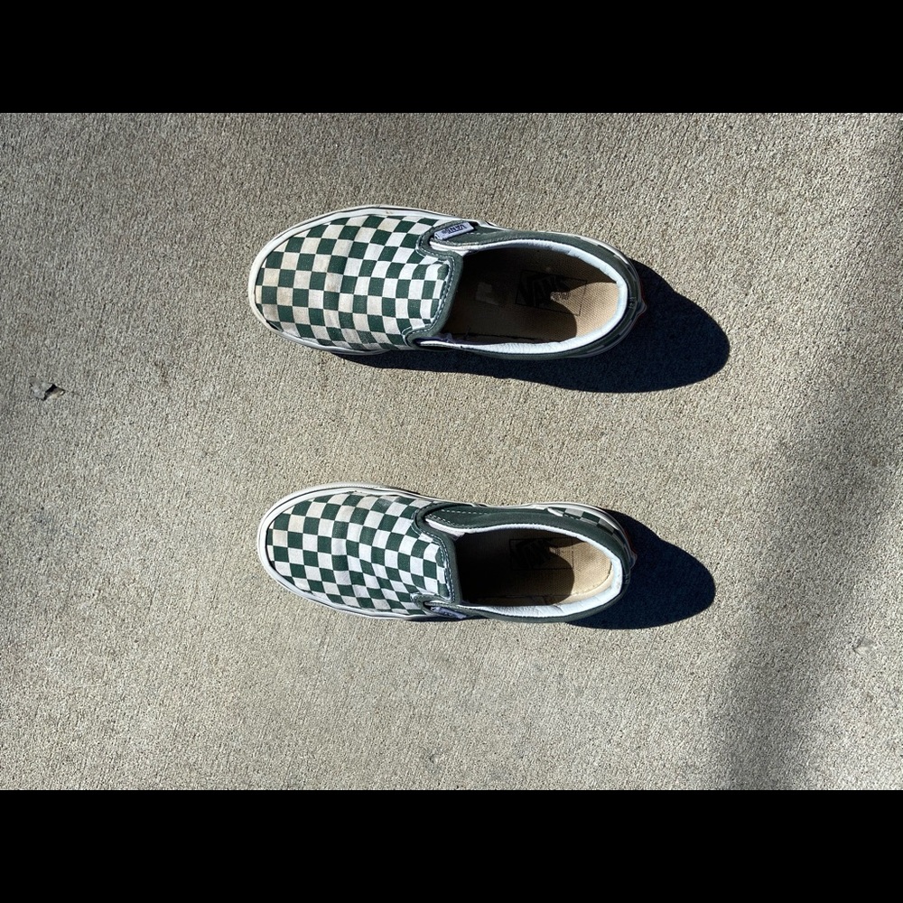 Kids green vans